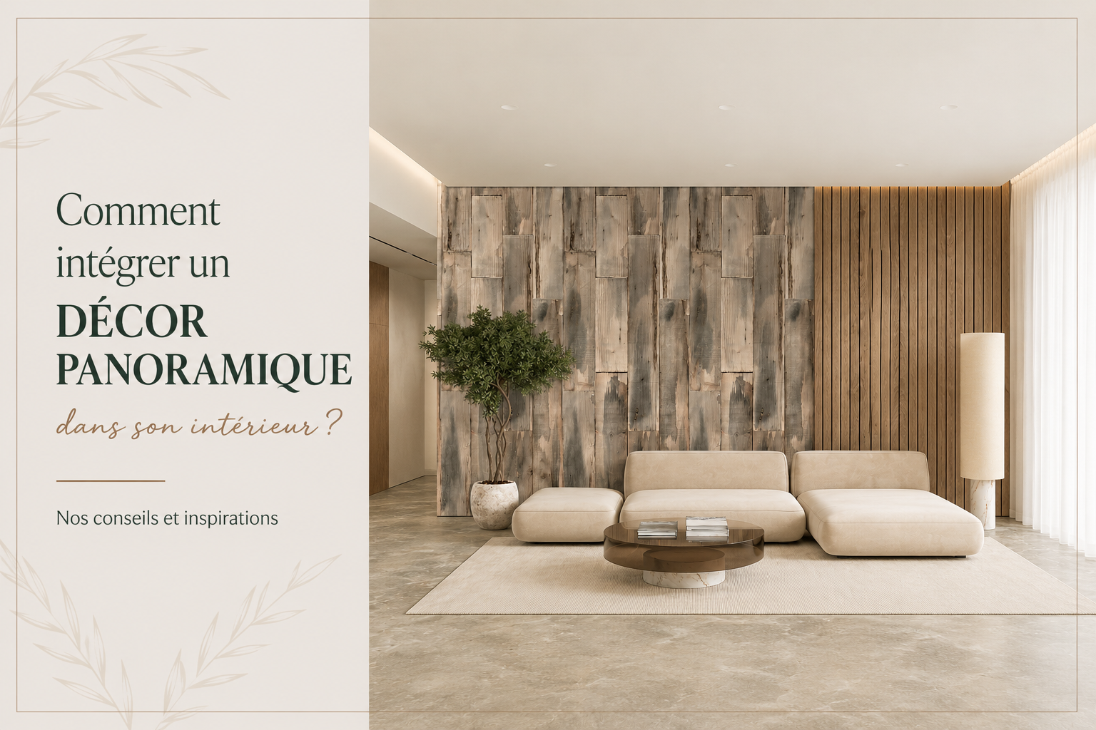 Comment intégrer un décor panoramique dans son intérieur ?